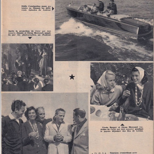 Radio Cinema 19/5/1957 used French radio cinema magazine