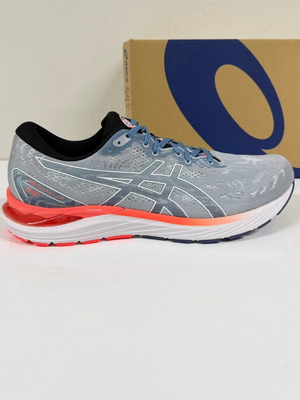Asics Gel Cumulus 23 new sports shoes size 50.5 gray and white