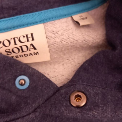 Scotch & Soda Hoodie like new, blue, unisex