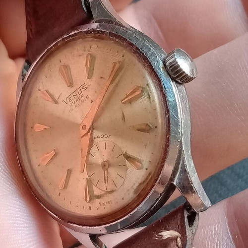 Venus mechanical wristwatch used, manual winding