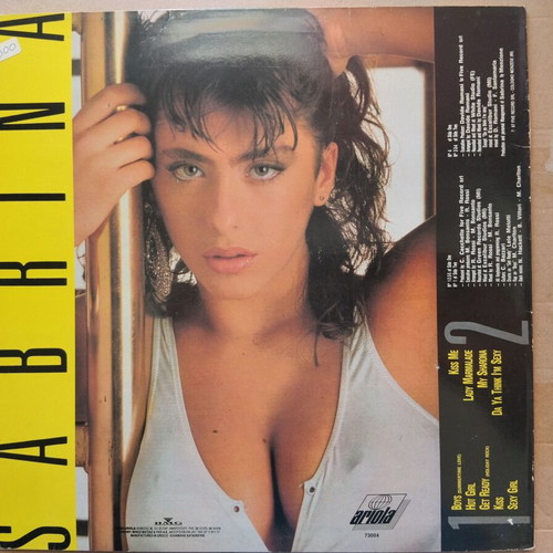 Sabrina LP electronic music, like new