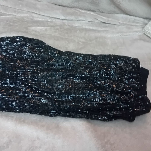 Lynne evening sequin leggings pant, new, size L