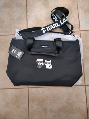 Τσάντα crossbody καινούργια, μαύρη, 39x32 εκ