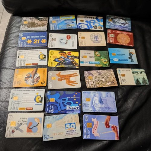 Phone cards used, pack of 140