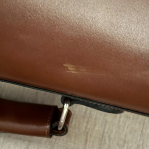 Leather bag brown like new, unused