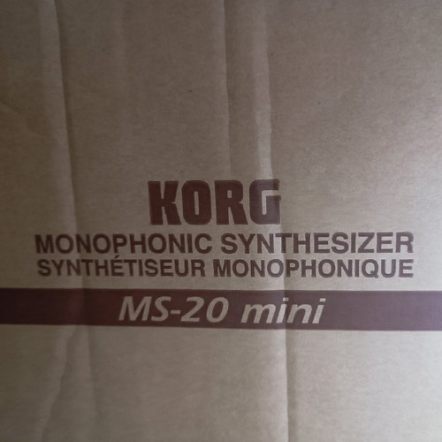 Korg MS 20 Mini synthesizer used, very good condition with original box