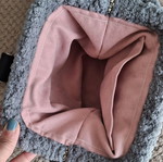 Puffy bag μεσαίου μεγέθους γκρι σαν καινούργιο