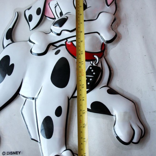 Disney 101 Dalmatians vintage 90's plastic decorative wall poster 50cm new