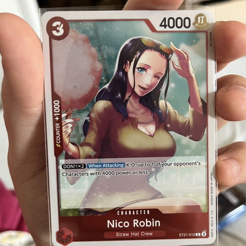 ST21 Gear5 One Piece card set with Luffy and Zoro SR