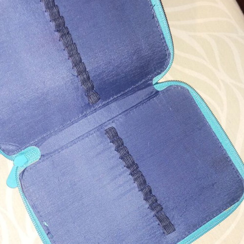 Must pencil case like new with Play Station controller theme and keychain