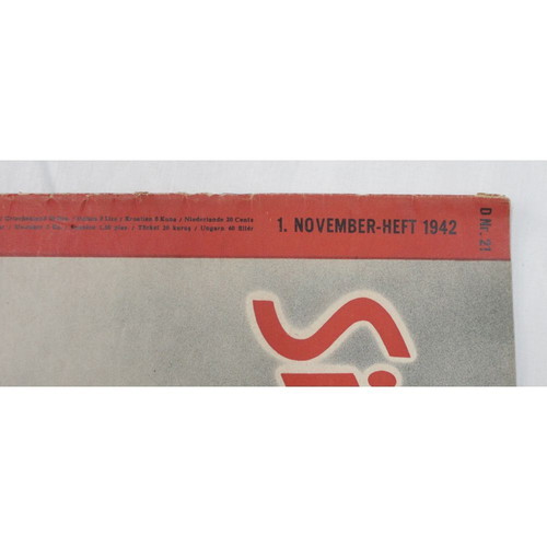 German Army Magazine Signal N.21 used 1942