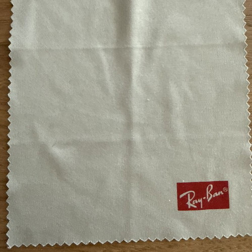 Ray-Ban cleaning cloth for glasses, grey