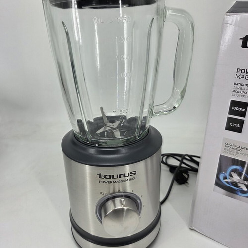Taurus Power Magnum 1600 Blender new with 1.75L glass jar