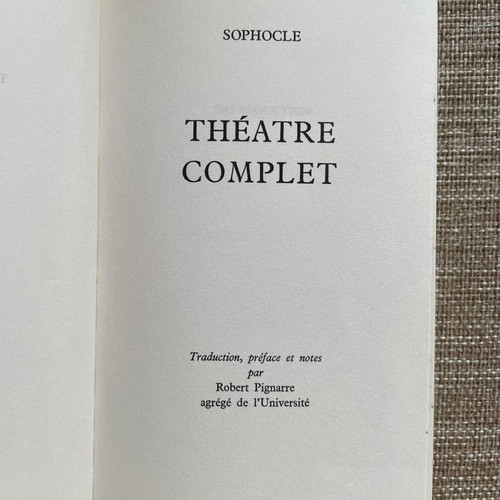 Sophocle Theatre complet μεταχειρισμένο από Robert Pignarre