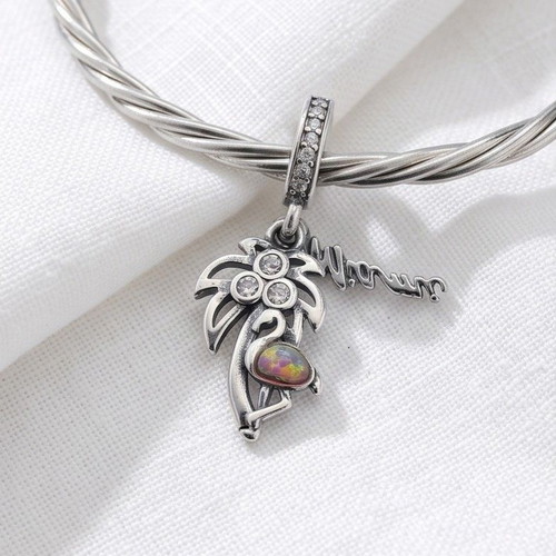 Pandora Miami Dangle Charm new, colorful silver