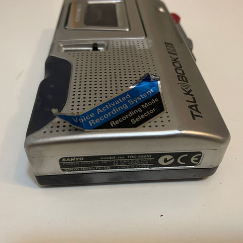 Sanyo Talk Book VAS TRC-590M used vintage voice recorder