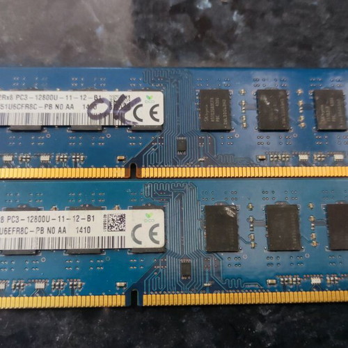 Hynix Ram ddr3 2x 4g 1600mhz used