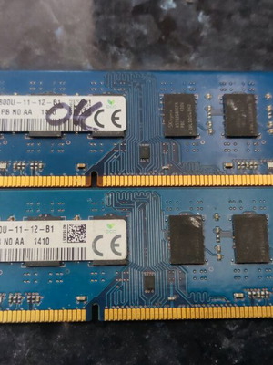 Hynix Ram ddr3 2x 4g 1600mhz used