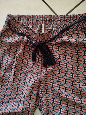 Boho summer pants Stradivarius like new, multicolor