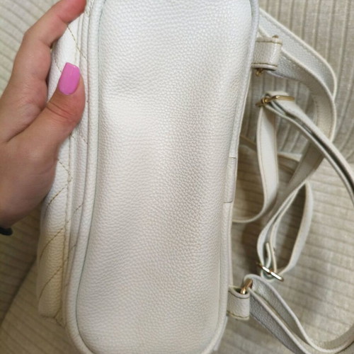 Summer backpack bag used, white