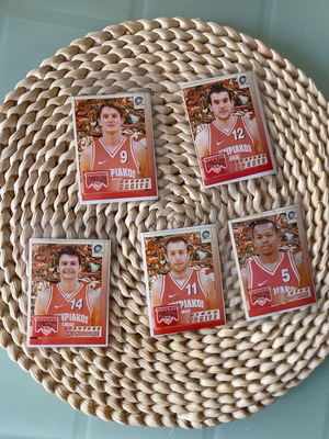 1997 Α1 Basketball Stickers Used, 57 Cards Olympiakos Panathinaikos Aris