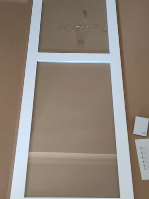 Γυάλινες πόρτες VARD για ντουλάπα ΙΚΕΑ καινούργιες, σετ 6 τεμαχίων 1,80x0,60