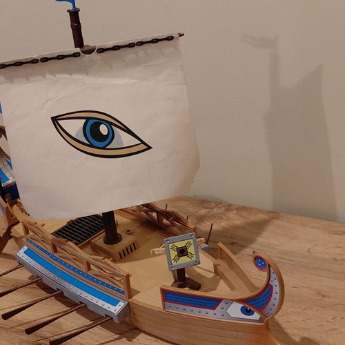 Playmobil ship used, good condition with minor missing parts
