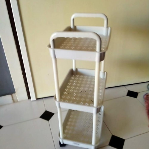 Shelf unit 3-tier with wheels new in box