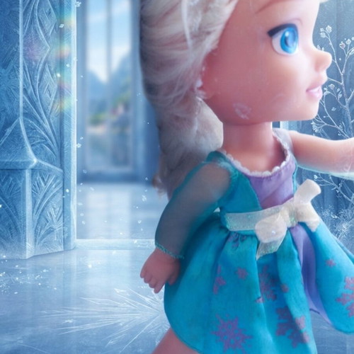 Disney Frozen Elsa doll 30 cm like new