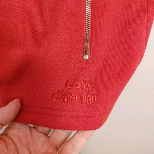 Love Moschino φούτερ ζακέτα σαν καινούργιο, κόκκινο
