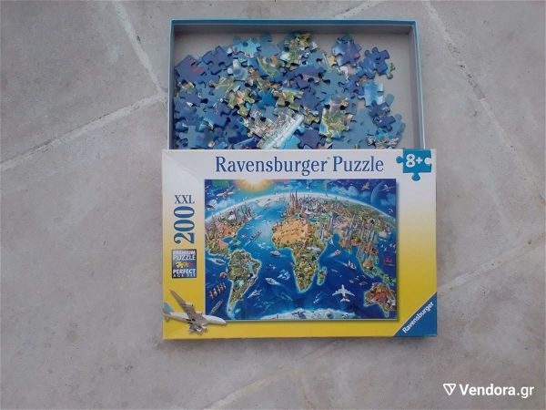  pediko Puzzle World Landmarks  Ravensburger, As exipnoulis – matheno tin evropi: ilikia 5+
