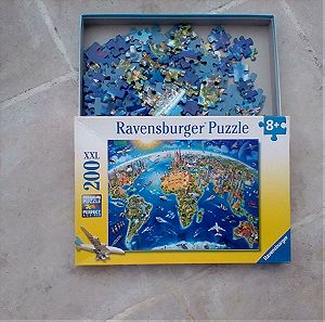 Παιδικό Puzzle World Landmarks  Ravensburger, As Εξυπνούλης – Μαθαίνω Την Ευρώπη: Ηλικία 5+