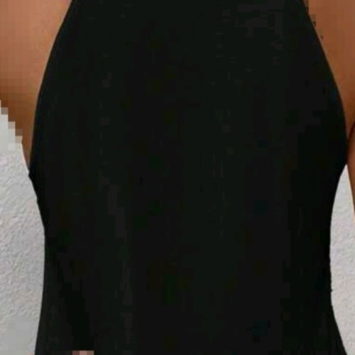 Shein black sleeveless top, size S