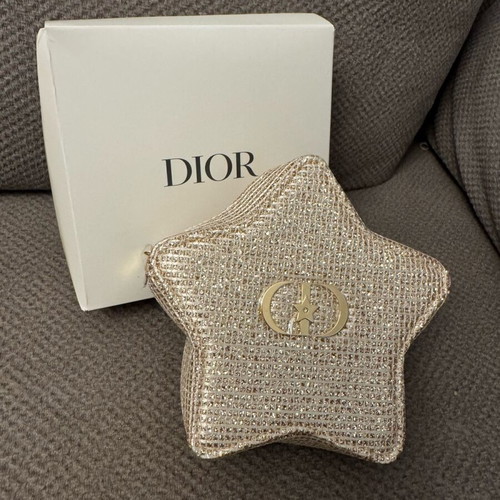 Dior Star Trousse pouch new, gold