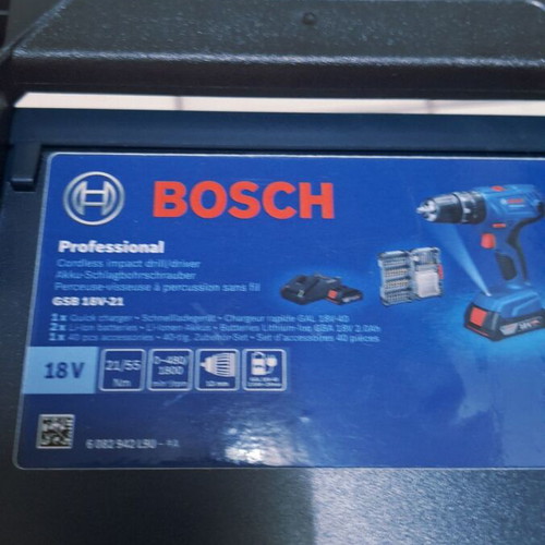 Bosch GSB 18V-21 Professional cordless drill driver new