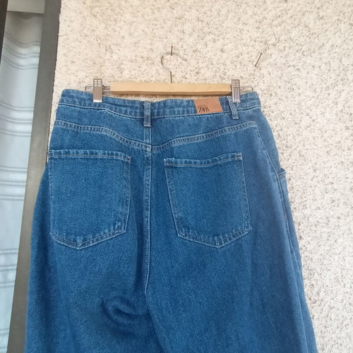 Zara women's baggy jeans like new, blue, size XL
