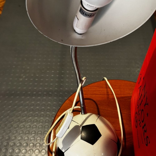 Football-shaped table lamp
