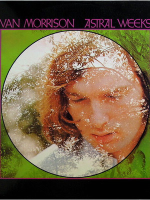 Van Morrison Astral Weeks vinyl record used, folk
