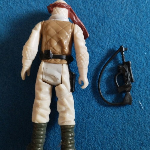 Star Wars Luke Skywalker Hoth Vintage 1980 figure used with Rebel Rifle