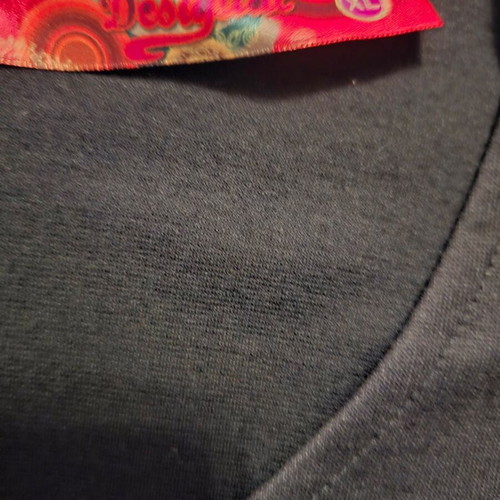 Desigual dress XL, black with colorful geometric print