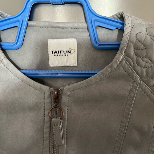 Taifun gray jacket with long sleeves like new, size 36