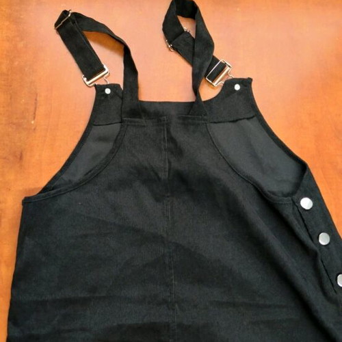 Corduroy dress used Shein black size M