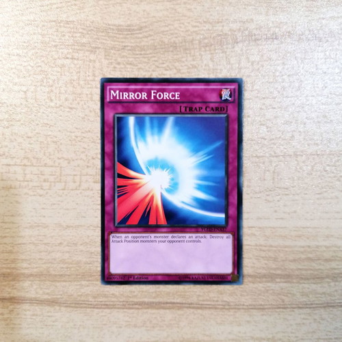 Yu-Gi-Oh! Mirror Force 1st Edition Common Card near mint