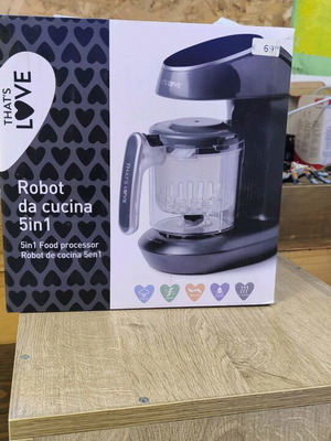 Kitchen robot 5 in 1 300 watt anthracite new
