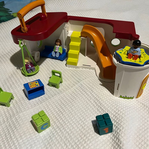 Playmobil 1.2.3 Kids' Station suitcase like new