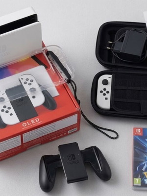 Nintendo Switch OLED σαν καινούργιο με Pokémon Diamond και αξεσουάρ