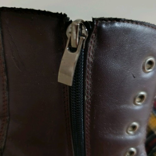 Combat boots Coolway used, burgundy, size 40