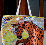 Beach bag shoulder type new with zipper and inner pocket