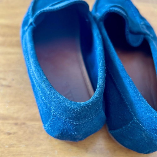 Suede kids moccasins Zara size 32 like new blue