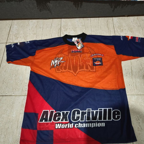 Vintage Honda Repsol Michelin Alex Criville World Champion Racing Shirt new XL